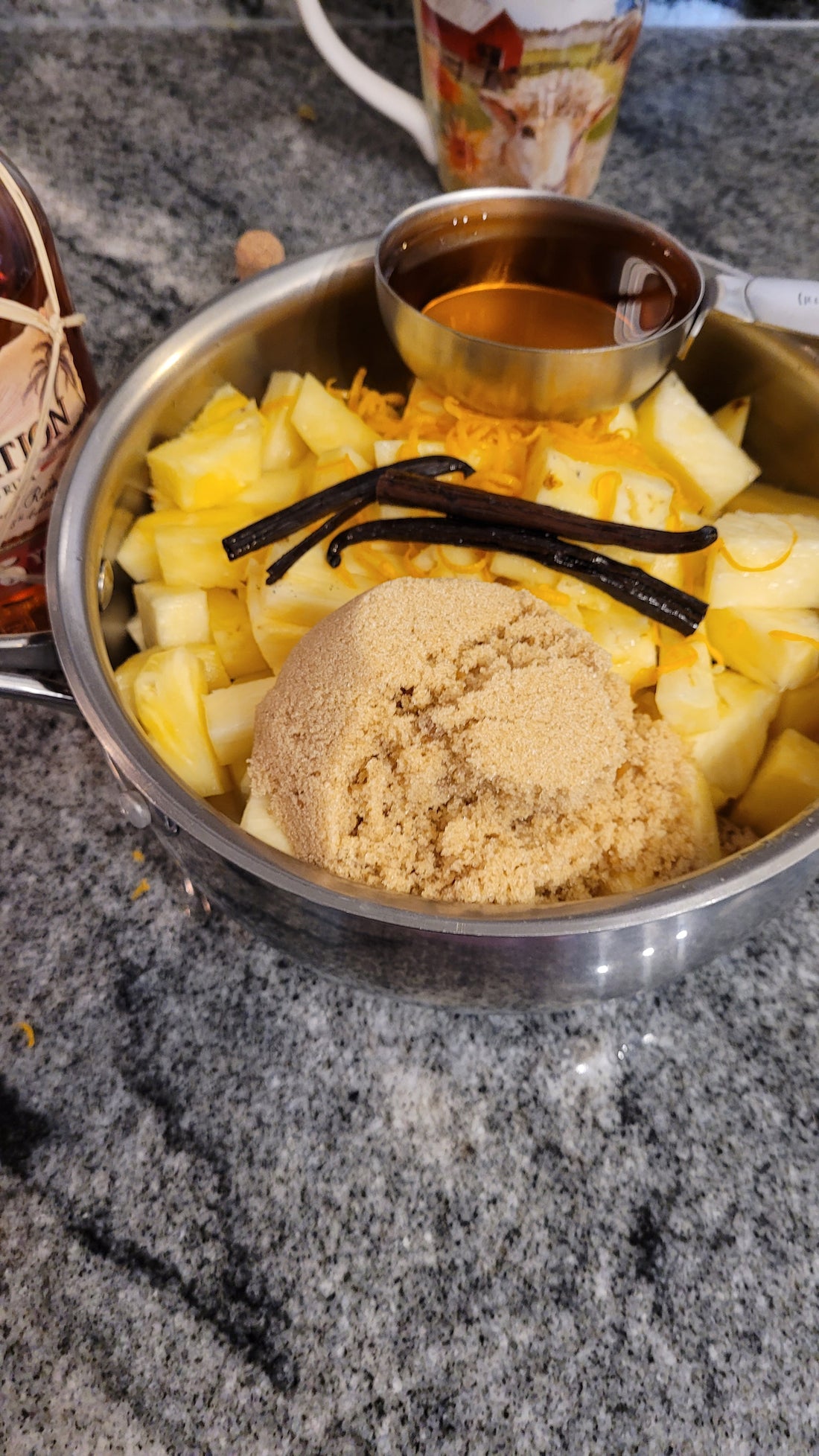 Pineapple Rum Jam